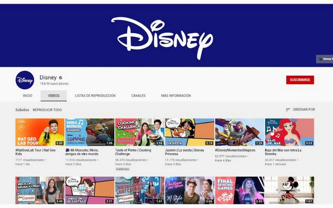 Canales De Disney Dejan De Estar Disponibles En Youtube Tv En Eu Diario De Querétaro 7419